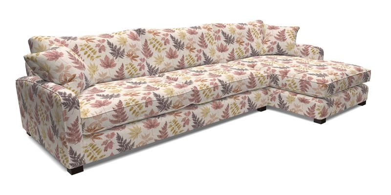 Brook Green chaise LHF in Two Tone Plain Biscuit