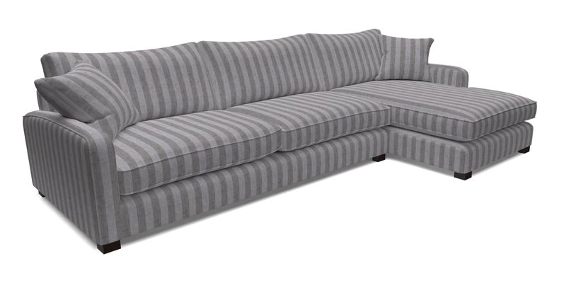 Brook Green chaise LHF in Two Tone Plain Biscuit