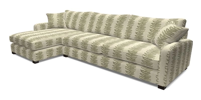 Brook Green chaise LHF in Two Tone Plain Biscuit