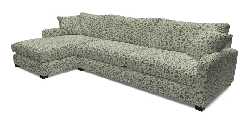 Brook Green chaise LHF in Two Tone Plain Biscuit
