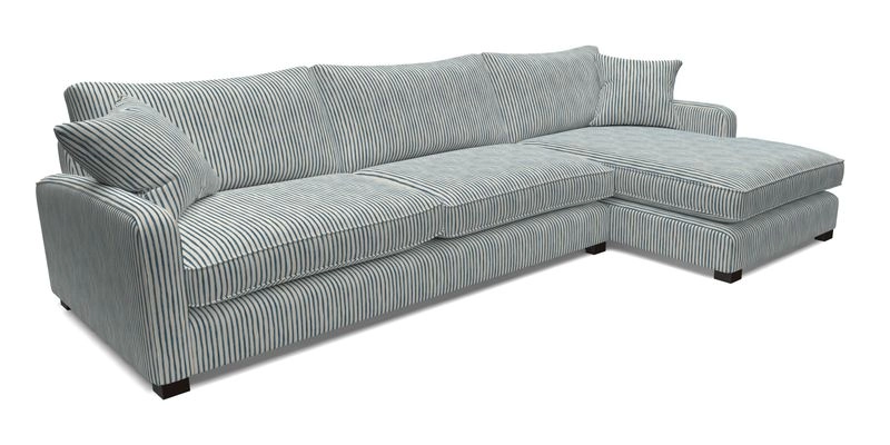 Brook Green chaise LHF in Two Tone Plain Biscuit