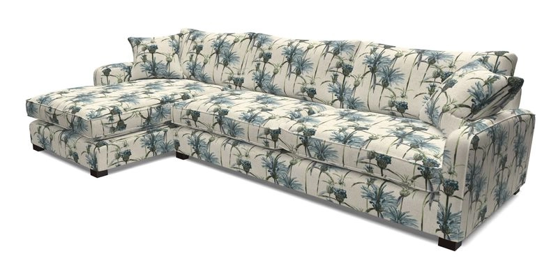 Brook Green chaise LHF in Two Tone Plain Biscuit