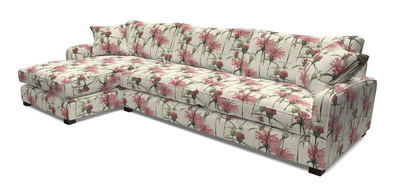 Brook Green chaise LHF in Two Tone Plain Biscuit