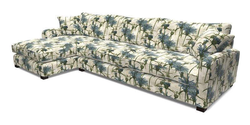 Brook Green chaise LHF in Two Tone Plain Biscuit