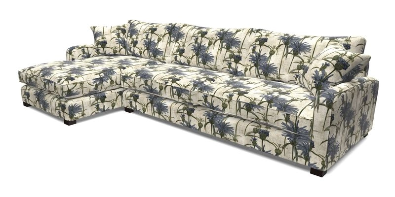 Brook Green chaise LHF in Two Tone Plain Biscuit