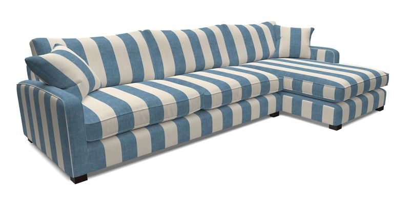 Brook Green chaise LHF in Two Tone Plain Biscuit