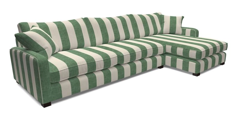 Brook Green chaise LHF in Two Tone Plain Biscuit
