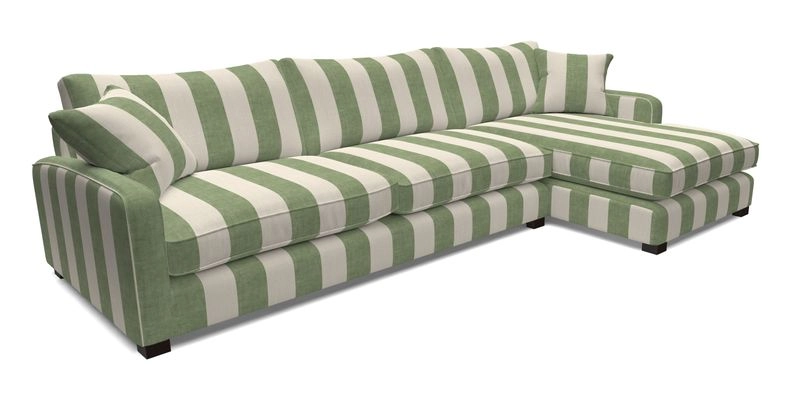Brook Green chaise LHF in Two Tone Plain Biscuit