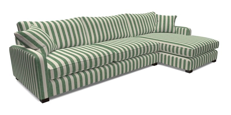 Brook Green chaise LHF in Two Tone Plain Biscuit