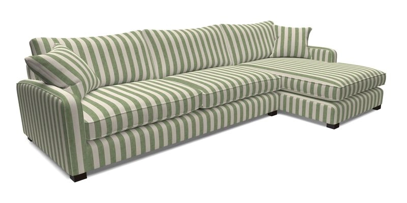 Brook Green chaise LHF in Two Tone Plain Biscuit