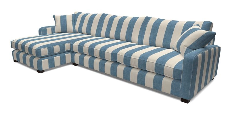 Brook Green chaise LHF in Two Tone Plain Biscuit