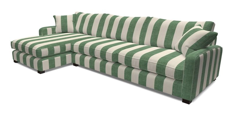 Brook Green chaise LHF in Two Tone Plain Biscuit