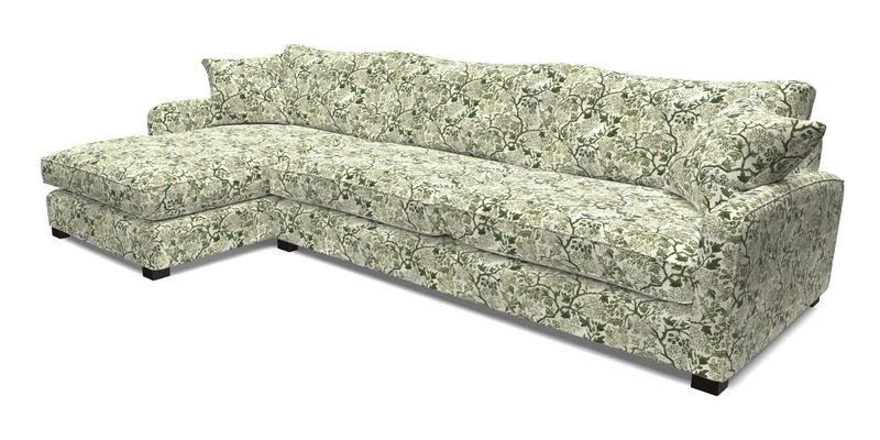 Brook Green chaise LHF in Two Tone Plain Biscuit