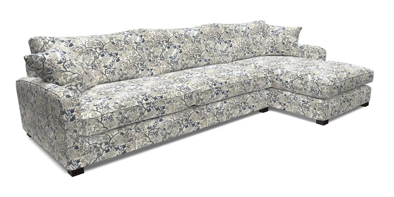 Brook Green chaise LHF in Two Tone Plain Biscuit