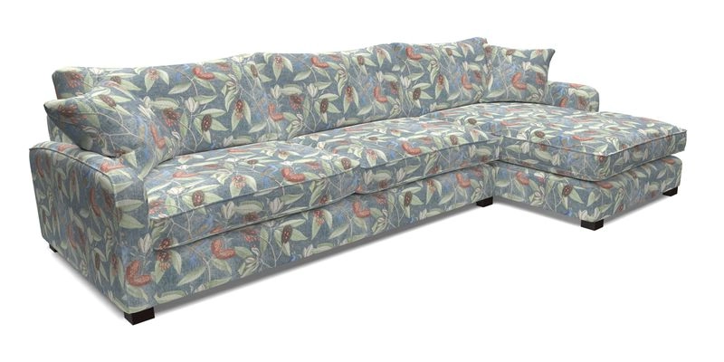 Brook Green chaise LHF in Two Tone Plain Biscuit