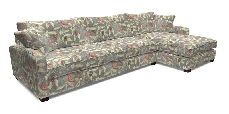 Brook Green chaise LHF in Two Tone Plain Biscuit