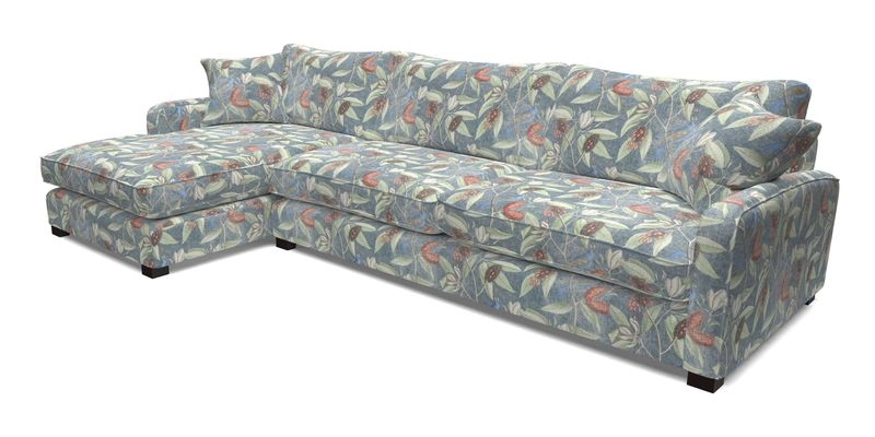 Brook Green chaise LHF in Two Tone Plain Biscuit