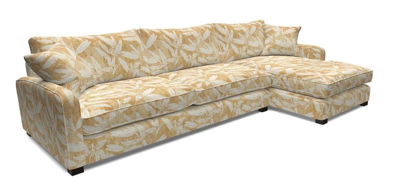 Brook Green chaise LHF in Two Tone Plain Biscuit