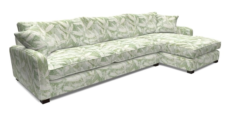 Brook Green chaise LHF in Two Tone Plain Biscuit