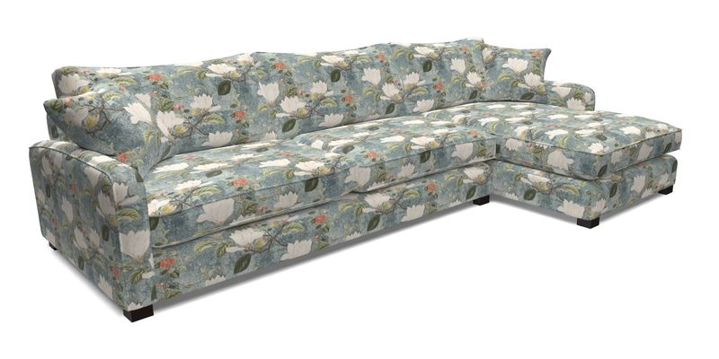 Brook Green chaise LHF in Two Tone Plain Biscuit