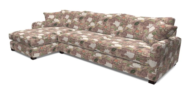 Brook Green chaise LHF in Two Tone Plain Biscuit