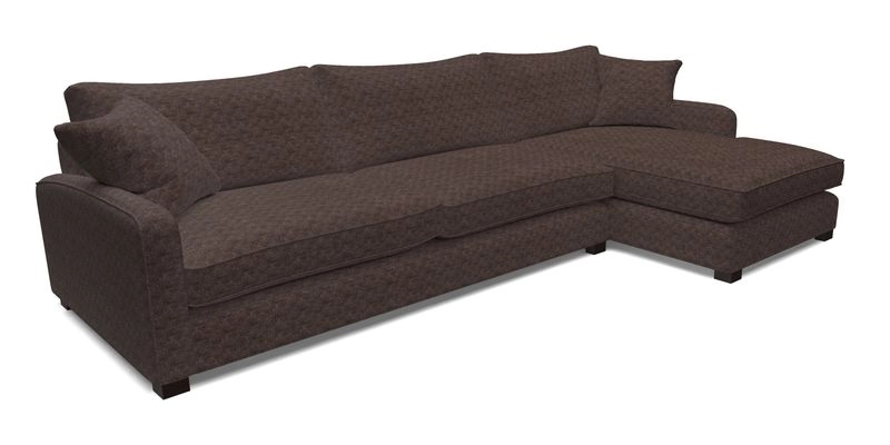 Brook Green chaise LHF in Two Tone Plain Biscuit