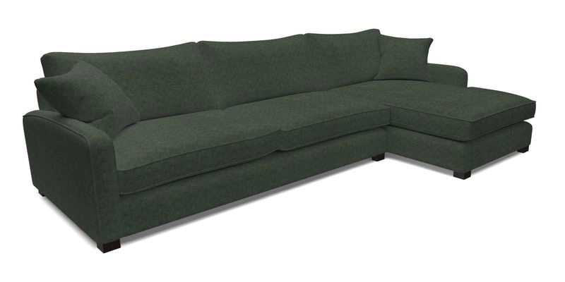 Brook Green chaise LHF in Two Tone Plain Biscuit