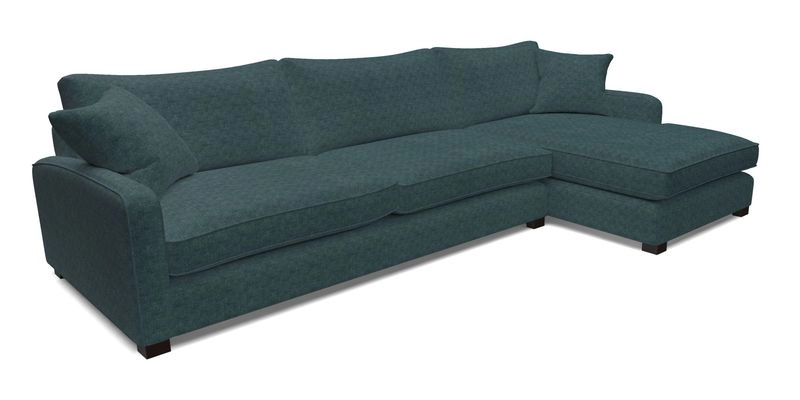 Brook Green chaise LHF in Two Tone Plain Biscuit