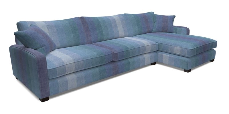 Brook Green chaise LHF in Two Tone Plain Biscuit