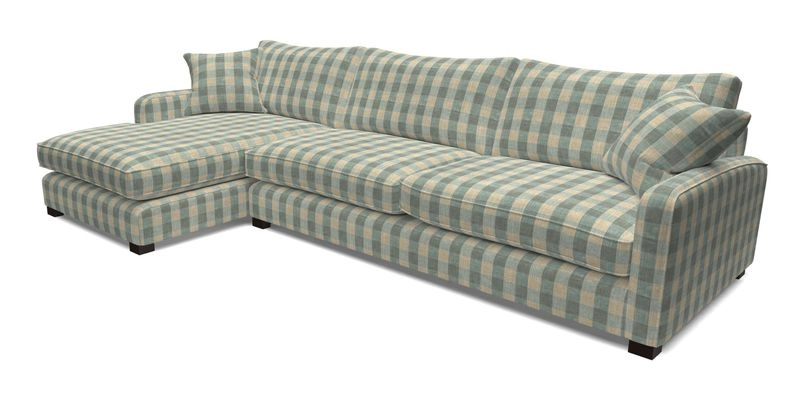 Brook Green chaise LHF in Two Tone Plain Biscuit