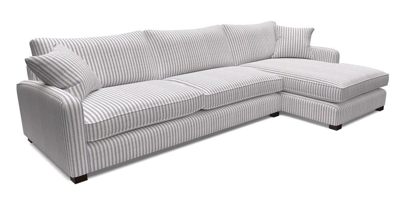 Brook Green chaise LHF in Two Tone Plain Biscuit