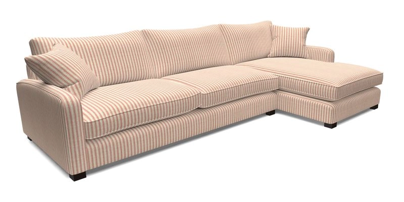 Brook Green chaise LHF in Two Tone Plain Biscuit