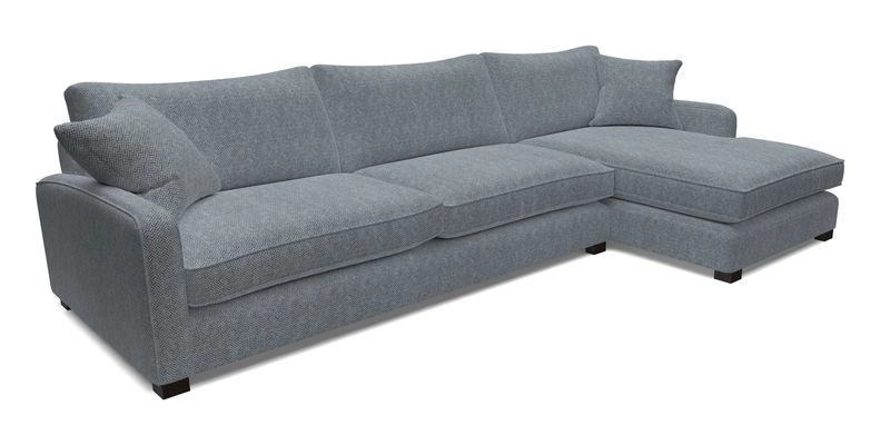 Brook Green chaise LHF in Two Tone Plain Biscuit