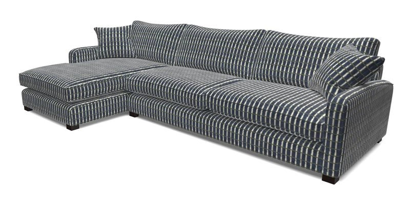 Brook Green chaise LHF in Two Tone Plain Biscuit