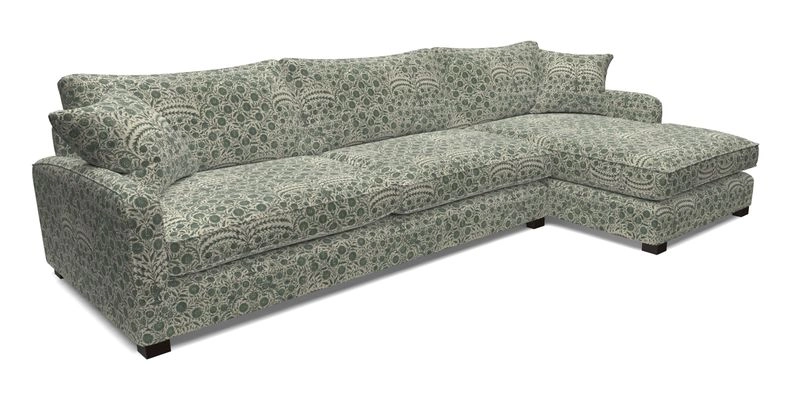 Brook Green chaise LHF in Two Tone Plain Biscuit
