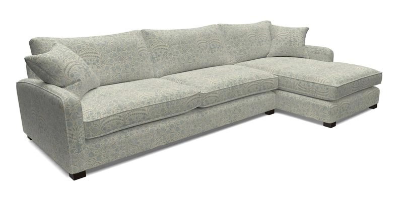 Brook Green chaise LHF in Two Tone Plain Biscuit