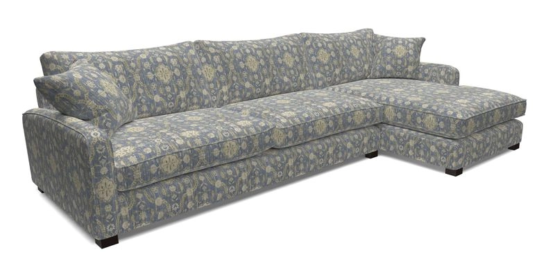 Brook Green chaise LHF in Two Tone Plain Biscuit