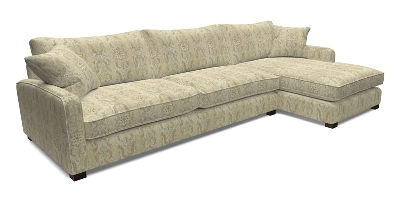 Brook Green chaise LHF in Two Tone Plain Biscuit