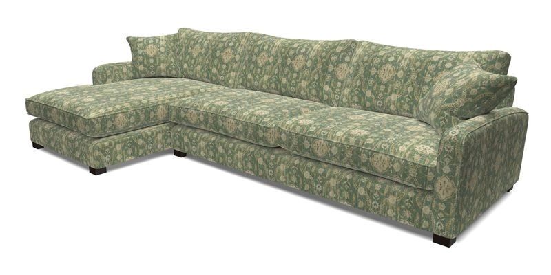 Brook Green chaise LHF in Two Tone Plain Biscuit