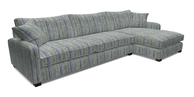 Brook Green chaise LHF in Two Tone Plain Biscuit