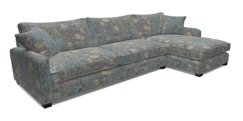 Brook Green chaise LHF in Two Tone Plain Biscuit