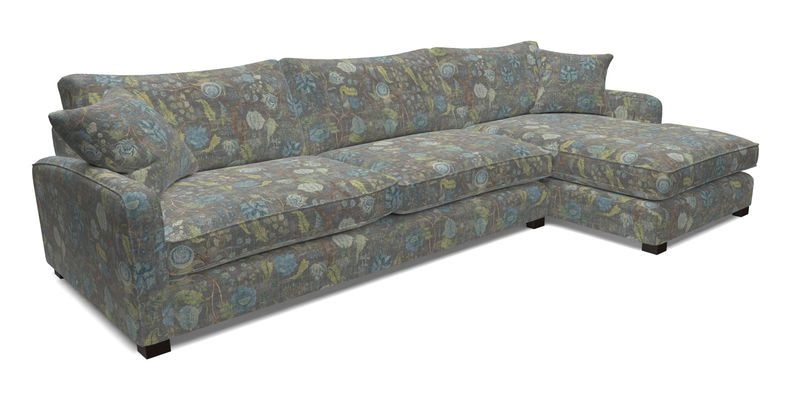 Brook Green chaise LHF in Two Tone Plain Biscuit