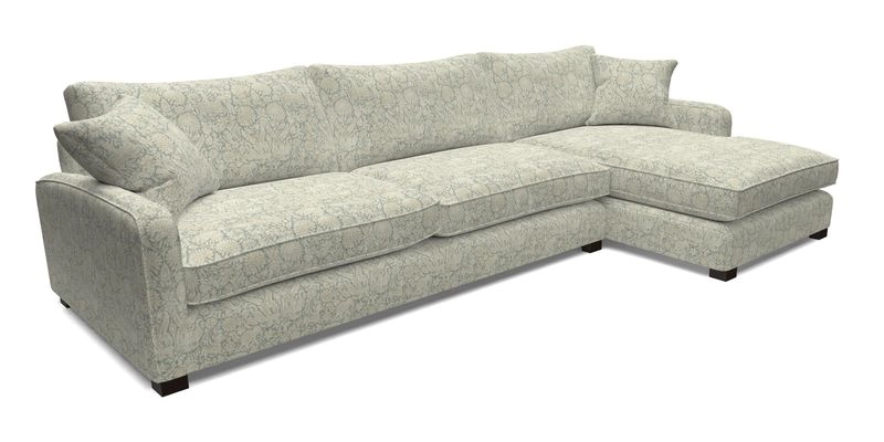 Brook Green chaise LHF in Two Tone Plain Biscuit