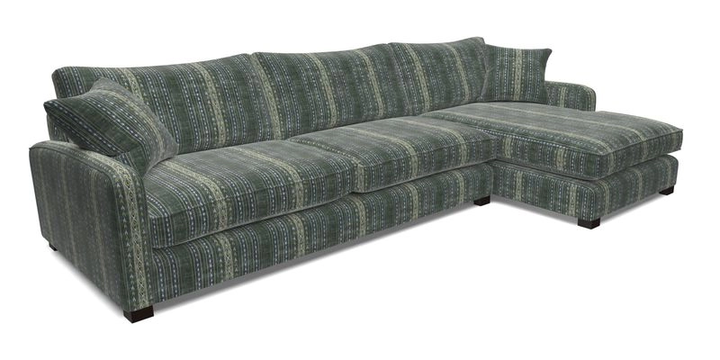 Brook Green chaise LHF in Two Tone Plain Biscuit