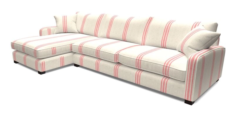 Brook Green chaise LHF in Two Tone Plain Biscuit