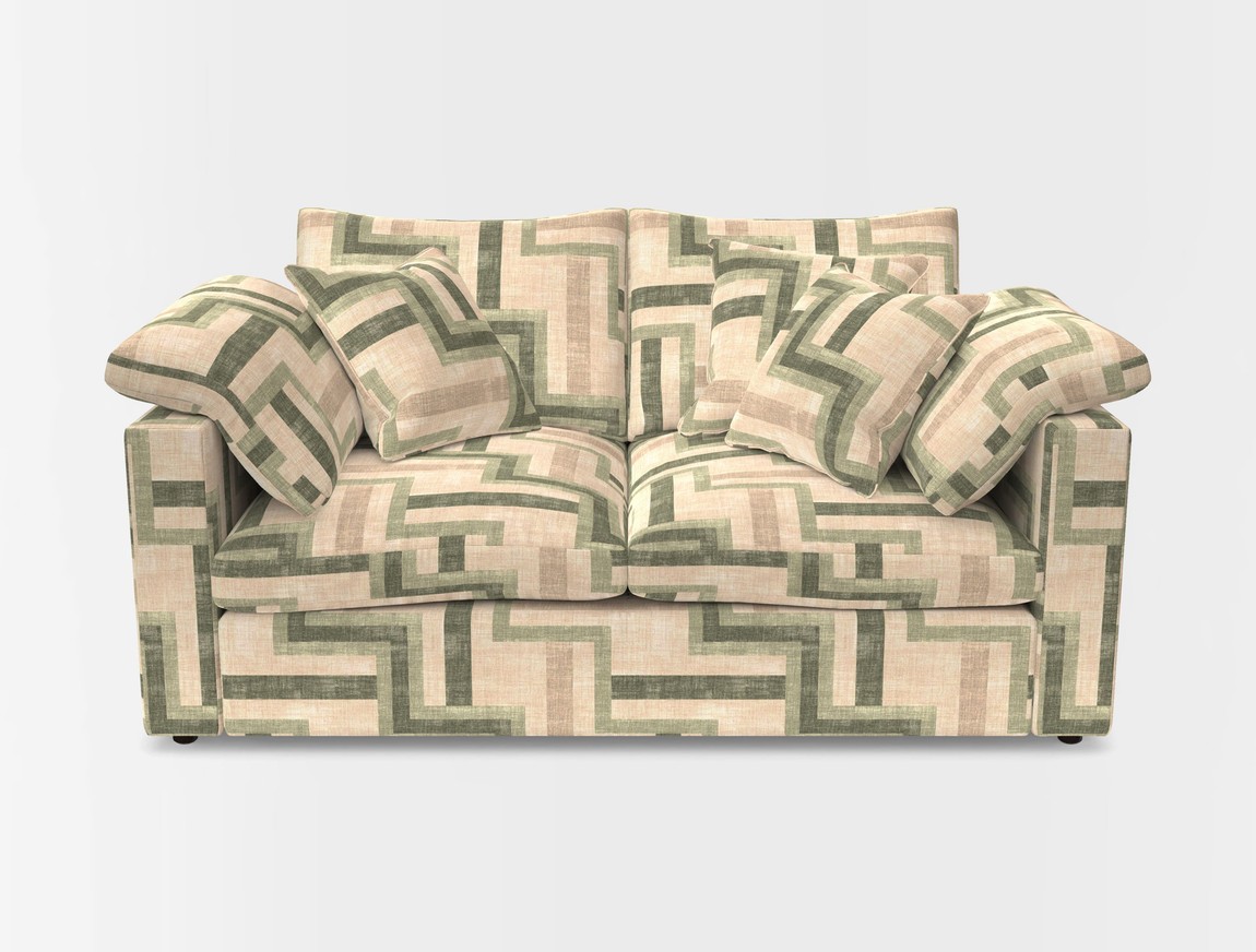 2 Seater Straight Arm Sofa