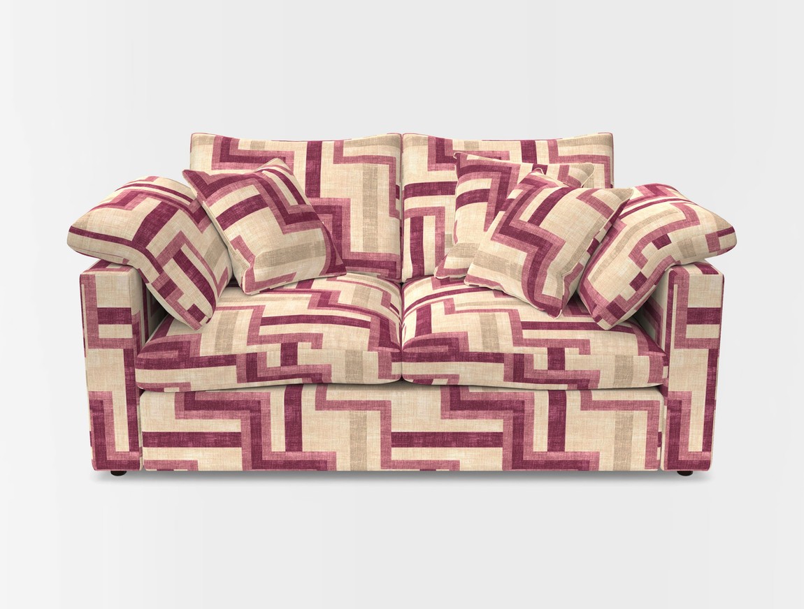 2 Seater Straight Arm Sofa