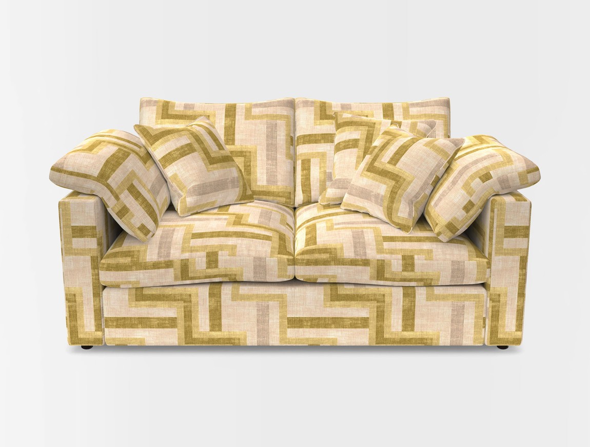 2 Seater Straight Arm Sofa