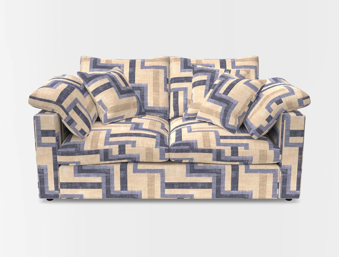 2 Seater Straight Arm Sofa