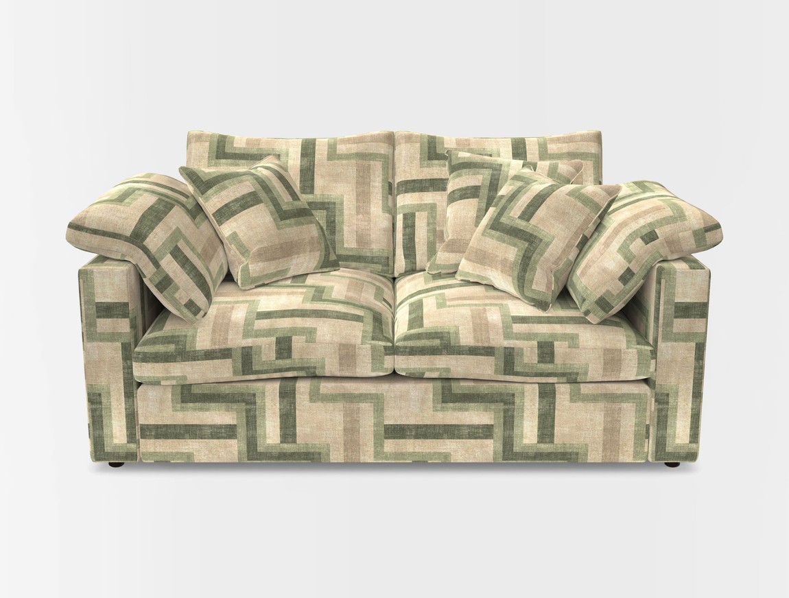 2 Seater Straight Arm Sofa